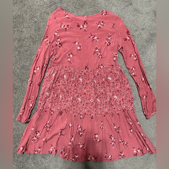 Girls Pink Floral Casual Dresses Bundle - Picture 11 of 11